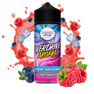 Dinner Lady Overdrive - Blueberry Sour Raspberry - 10 ml Longfill