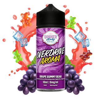 Dinner Lady Overdrive - Grape Gummy Bear - 10 ml Longfill