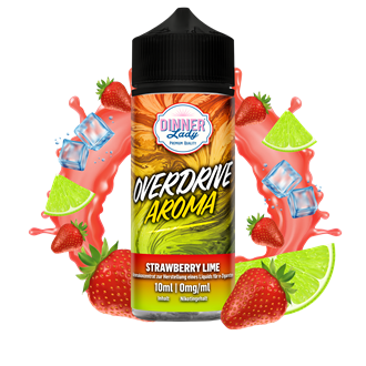 Dinner Lady Overdrive - Strawberry Lime - 10 ml Longfill