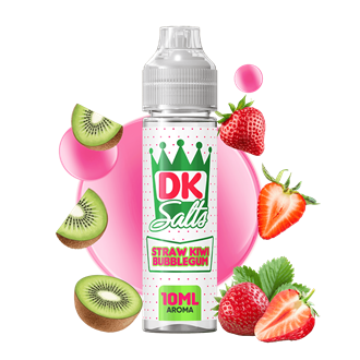 DK Salts Aroma - Straw Kiwi Bubblegum - 10 ml Longfill