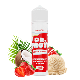 Dr. Frost Overdosed Aroma - Arctic Edition - Strawberry Coconut Ice Cream - 10 ml Longfill