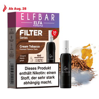 ELF Bar ELFA Filter - Cream Tobacco Tobacco Pod -2er Pack