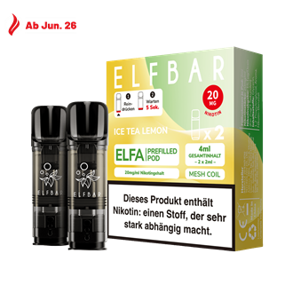 ELF Bar ELFA - Ice Tea Lemon Pod - 2er Pack