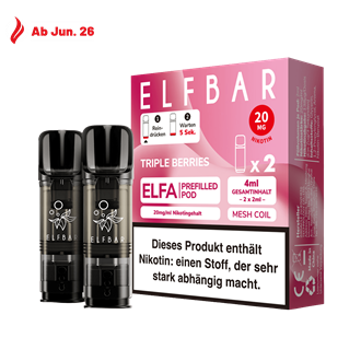 ELF Bar ELFA - Triple Berries Pod - 2er Pack