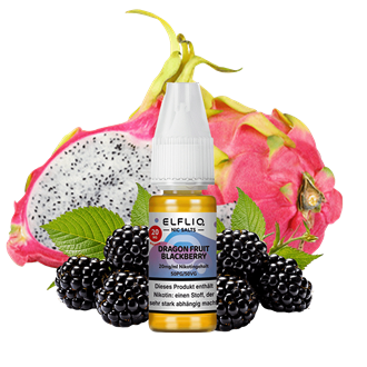 ELF Bar Elfliq - Dragon Fruit Blackberry - 10 ml Nikotinsalz Liquid