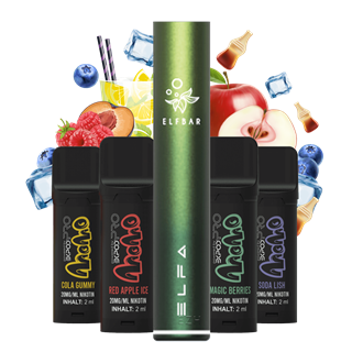 ELF Bar ELFA Bundle 2 + 4 vorgefllte Kartuschen