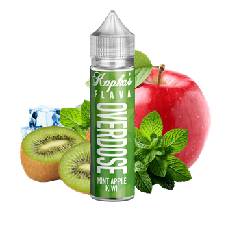 Kapkas Flava Aroma - Overdose Mint Apple Kiwi - 6ml Longfill