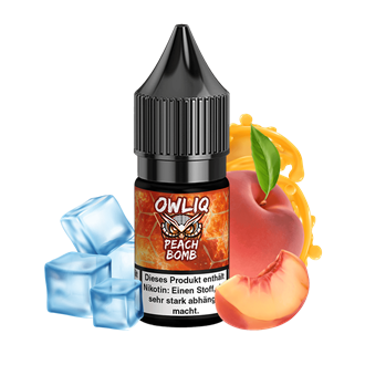 OWLIQ - Peach Bomb - 10 ml Nikotinsalz Liquid