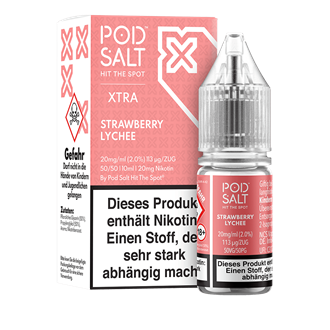 Pod Salt Xtra - Strawberry Lychee - 10 ml Nikotinsalz Liquid