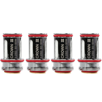 Uwell Crown 3 Verdampferkpfe - SUS316 Coils - 4er Pack 