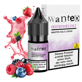 Wanted - Beerenvielfalt - 10 ml Nikotinsalz Liquid