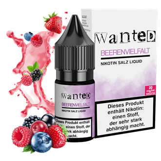 Wanted - Beerenvielfalt - 10 ml Nikotinsalz Liquid