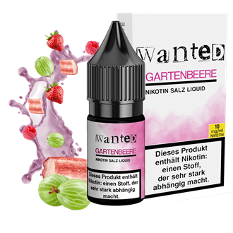 Wanted - Gartenbeere - 10 ml Nikotinsalz Liquid