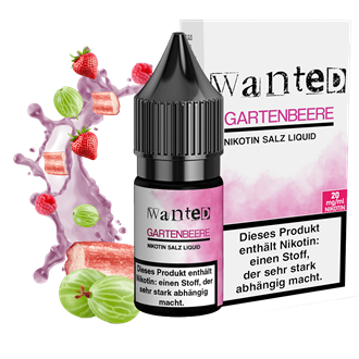Wanted - Gartenbeere - 10 ml Nikotinsalz Liquid