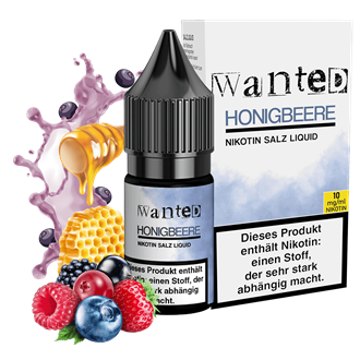 Wanted - Honigbeere - 10 ml Nikotinsalz Liquid