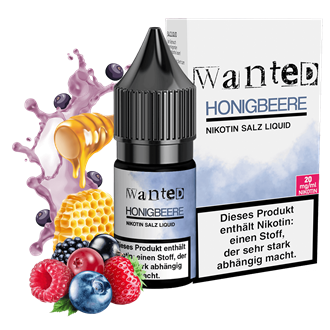 Wanted - Honigbeere - 10 ml Nikotinsalz Liquid