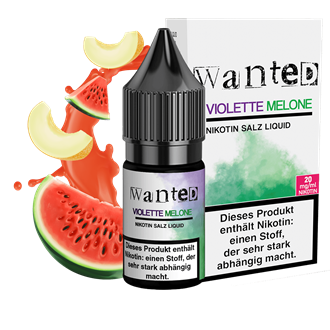 Wanted - Violette Melone - 10 ml Nikotinsalz Liquid